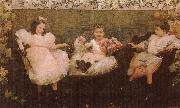 Joaquin Sorolla My children oil painting on canvas